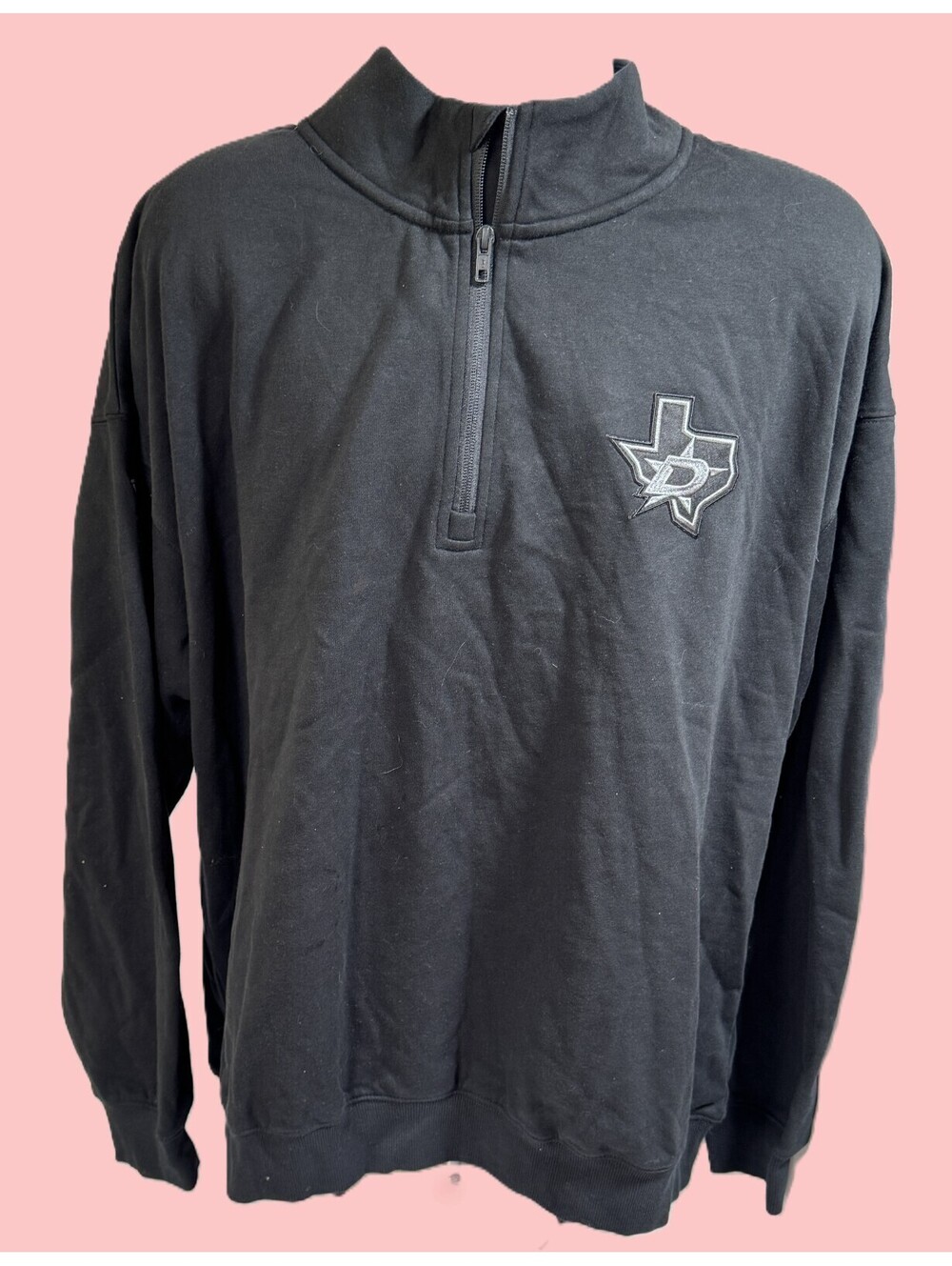 Dallas Stars Upright Tri-Blend 1/4 Zip Pullover Black Levelwear NHL Men's XL NWT